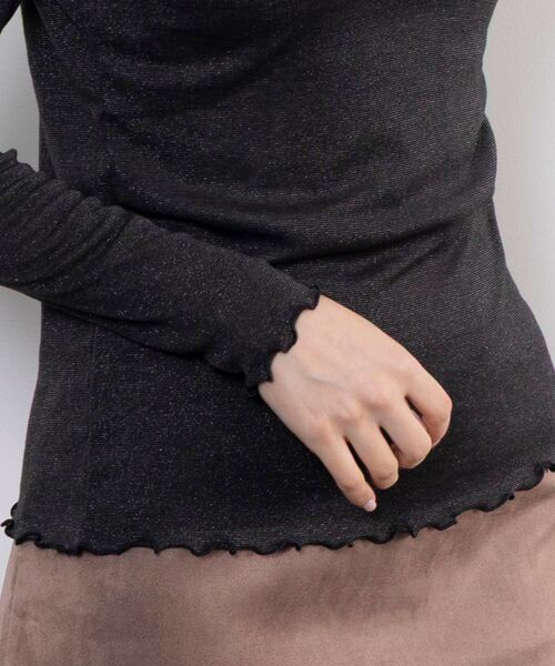 NARACAMICIE / ナラカミーチェ カットソー | 【NARACAMICIE】ラメタートルプルオーバー | 詳細4