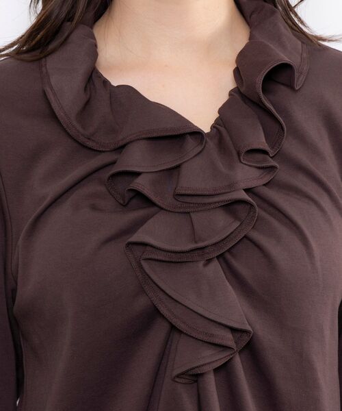 NARACAMICIE / ナラカミーチェ カットソー | 【NARACAMICIE】無地フリルカットソー | 詳細8