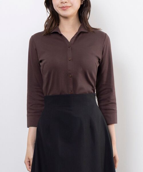 NARACAMICIE / ナラカミーチェ カットソー | 【NARACAMICIE】無地スタンドカットソー | 詳細1