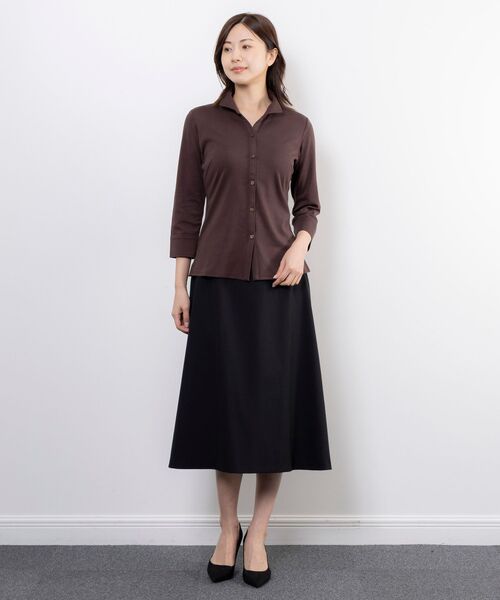 NARACAMICIE / ナラカミーチェ カットソー | 【NARACAMICIE】無地スタンドカットソー | 詳細12