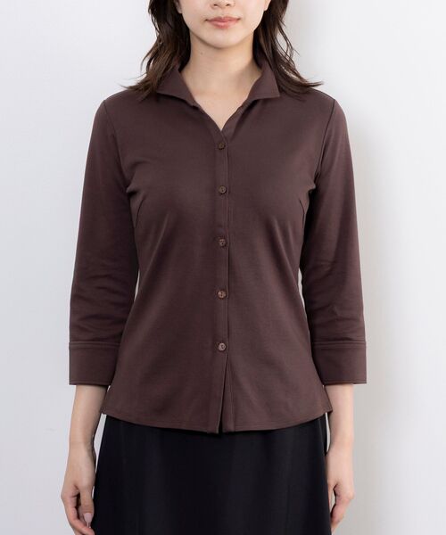 NARACAMICIE / ナラカミーチェ カットソー | 【NARACAMICIE】無地スタンドカットソー | 詳細2