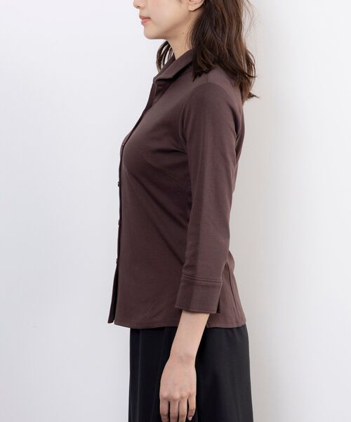 NARACAMICIE / ナラカミーチェ カットソー | 【NARACAMICIE】無地スタンドカットソー | 詳細3