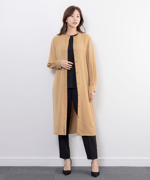 NARACAMICIE / ナラカミーチェ ロング・マキシ丈ワンピース | 【NARACAMICIE】羽織りワンピース | 詳細12