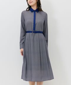 NARACAMICIE / ナラカミーチェ ロング・マキシ丈ワンピース | 【NARACAMICIE】幾何柄ワンピース