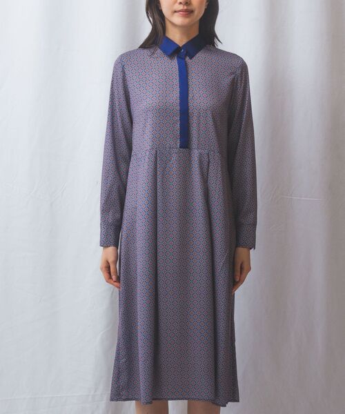 NARACAMICIE / ナラカミーチェ ロング・マキシ丈ワンピース | 【NARACAMICIE】幾何柄ワンピース | 詳細13