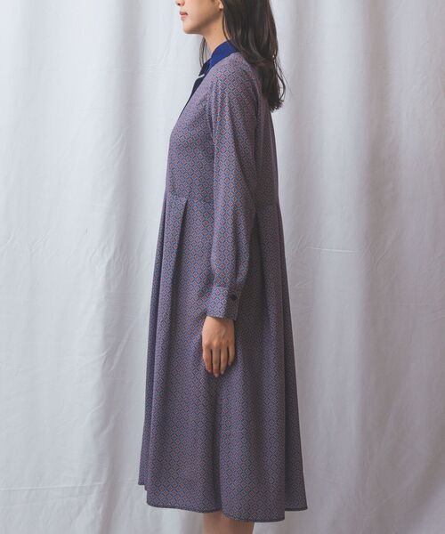 NARACAMICIE / ナラカミーチェ ロング・マキシ丈ワンピース | 【NARACAMICIE】幾何柄ワンピース | 詳細14