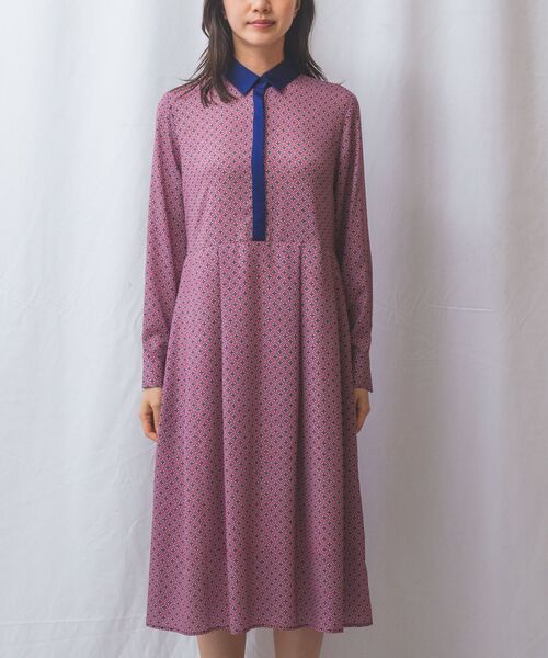 NARACAMICIE / ナラカミーチェ ロング・マキシ丈ワンピース | 【NARACAMICIE】幾何柄ワンピース | 詳細2