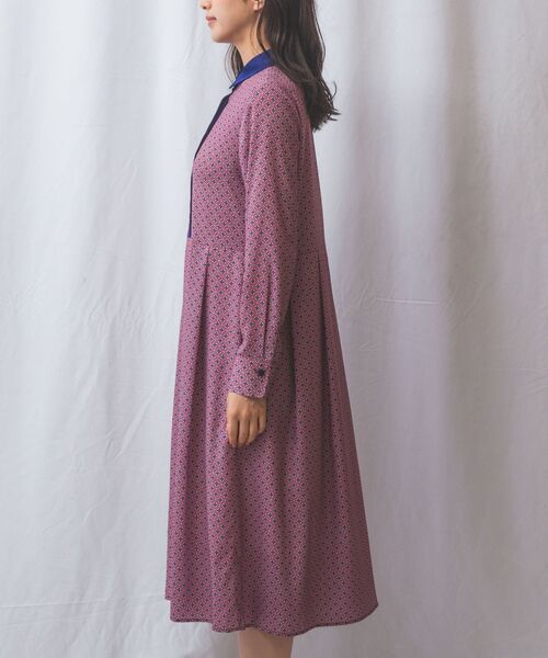 NARACAMICIE / ナラカミーチェ ロング・マキシ丈ワンピース | 【NARACAMICIE】幾何柄ワンピース | 詳細3