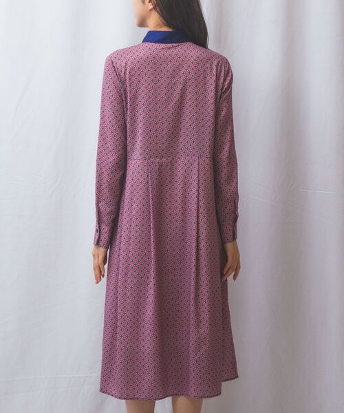 NARACAMICIE / ナラカミーチェ ロング・マキシ丈ワンピース | 【NARACAMICIE】幾何柄ワンピース | 詳細4