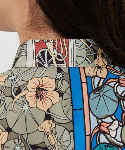NARACAMICIE / ナラカミーチェ シャツ・ブラウス | 【NARACAMICIE】ステンドグラス長袖オーバーブラウス | 詳細6