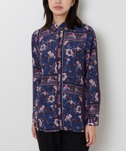 NARACAMICIE / ナラカミーチェ シャツ・ブラウス | 【NARACAMICIE】ステンドグラス長袖オーバーブラウス | 詳細11