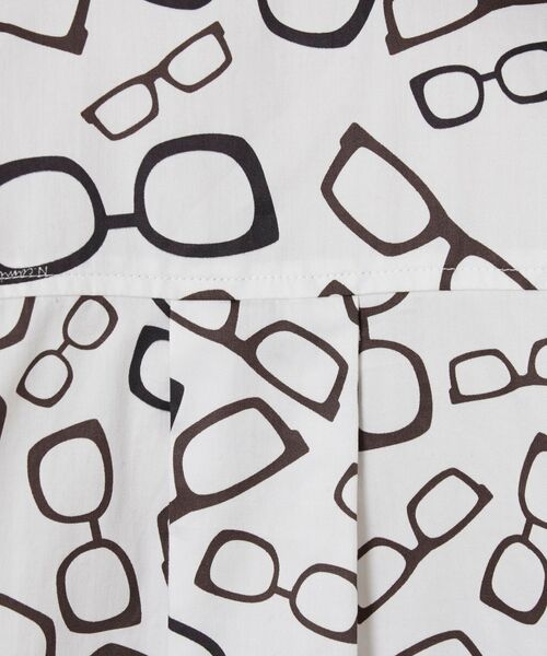 NARACAMICIE / ナラカミーチェ シャツ・ブラウス | 【NARACAMICIE】メガネ柄コットンシャツ | 詳細10