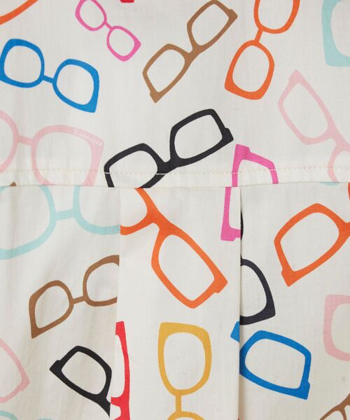 NARACAMICIE / ナラカミーチェ シャツ・ブラウス | 【NARACAMICIE】メガネ柄コットンシャツ | 詳細11