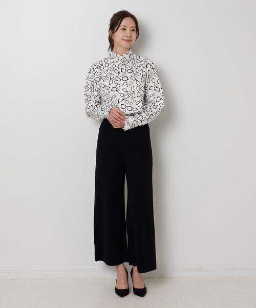 NARACAMICIE / ナラカミーチェ シャツ・ブラウス | 【NARACAMICIE】メガネ柄コットンシャツ | 詳細12