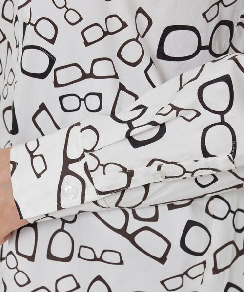 NARACAMICIE / ナラカミーチェ シャツ・ブラウス | 【NARACAMICIE】メガネ柄コットンシャツ | 詳細8