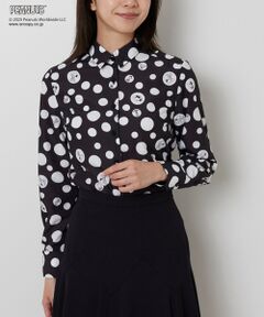 NARACAMICIE / ナラカミーチェ シャツ・ブラウス | 【PEANUTS】ドット柄長袖シャツ