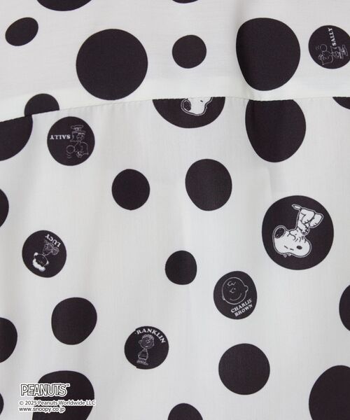 NARACAMICIE / ナラカミーチェ シャツ・ブラウス | 【PEANUTS】ドット柄長袖シャツ | 詳細10