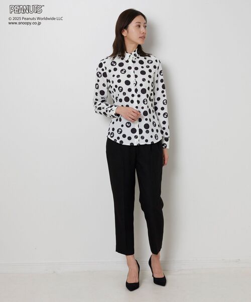 NARACAMICIE / ナラカミーチェ シャツ・ブラウス | 【PEANUTS】ドット柄長袖シャツ | 詳細11