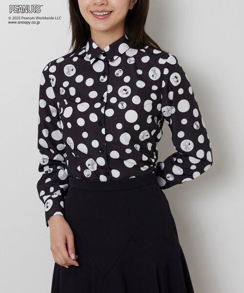 NARACAMICIE / ナラカミーチェ シャツ・ブラウス | 【PEANUTS】ドット柄長袖シャツ | 詳細2