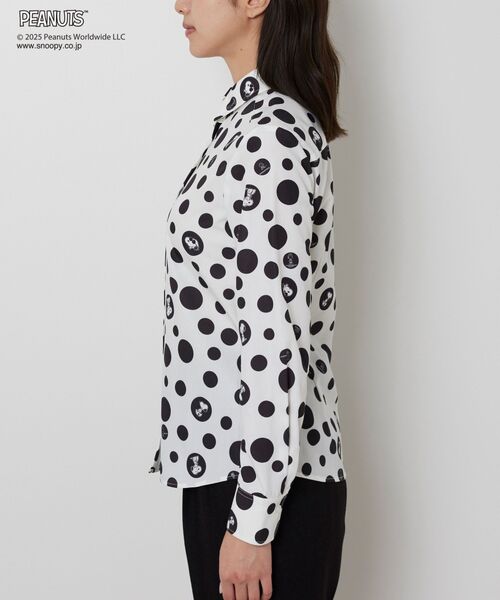 NARACAMICIE / ナラカミーチェ シャツ・ブラウス | 【PEANUTS】ドット柄長袖シャツ | 詳細4