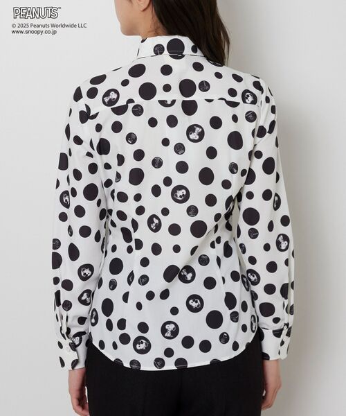 NARACAMICIE / ナラカミーチェ シャツ・ブラウス | 【PEANUTS】ドット柄長袖シャツ | 詳細5