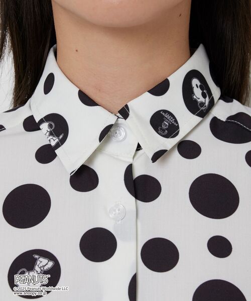 NARACAMICIE / ナラカミーチェ シャツ・ブラウス | 【PEANUTS】ドット柄長袖シャツ | 詳細6