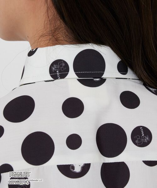 NARACAMICIE / ナラカミーチェ シャツ・ブラウス | 【PEANUTS】ドット柄長袖シャツ | 詳細7