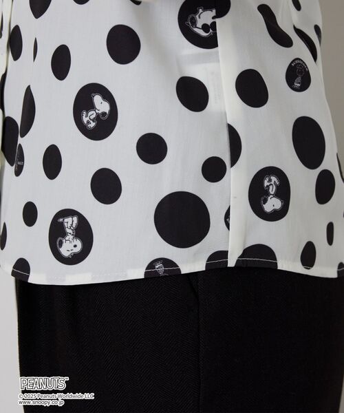 NARACAMICIE / ナラカミーチェ シャツ・ブラウス | 【PEANUTS】ドット柄長袖シャツ | 詳細9