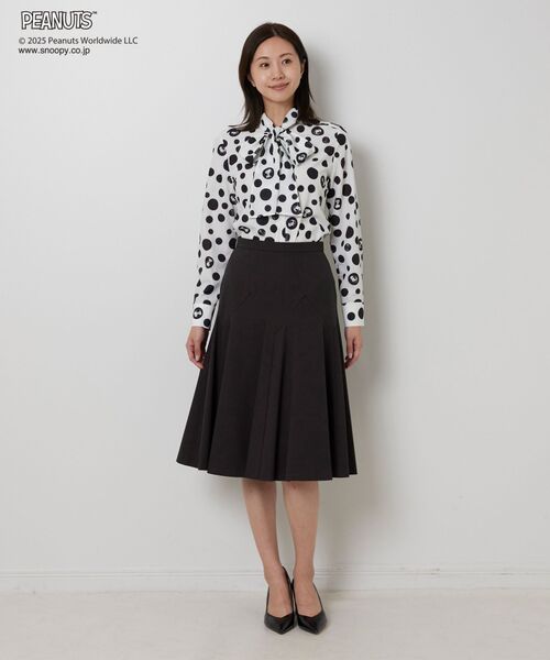 NARACAMICIE / ナラカミーチェ シャツ・ブラウス | 【PEANUTS】ドット柄ボウタイ長袖ブラウス | 詳細12