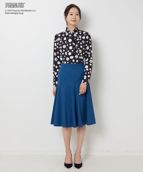 NARACAMICIE / ナラカミーチェ シャツ・ブラウス | 【PEANUTS】ドット柄ボウタイ長袖ブラウス | 詳細13