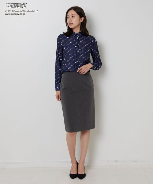 NARACAMICIE / ナラカミーチェ シャツ・ブラウス | 【PEANUTS】ライン柄長袖シャツ | 詳細13