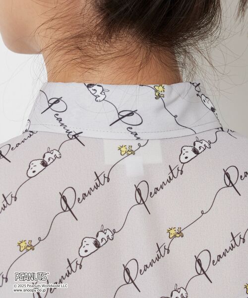 NARACAMICIE / ナラカミーチェ シャツ・ブラウス | 【PEANUTS】ライン柄長袖シャツ | 詳細7