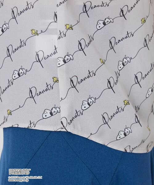 NARACAMICIE / ナラカミーチェ シャツ・ブラウス | 【PEANUTS】ライン柄長袖シャツ | 詳細9