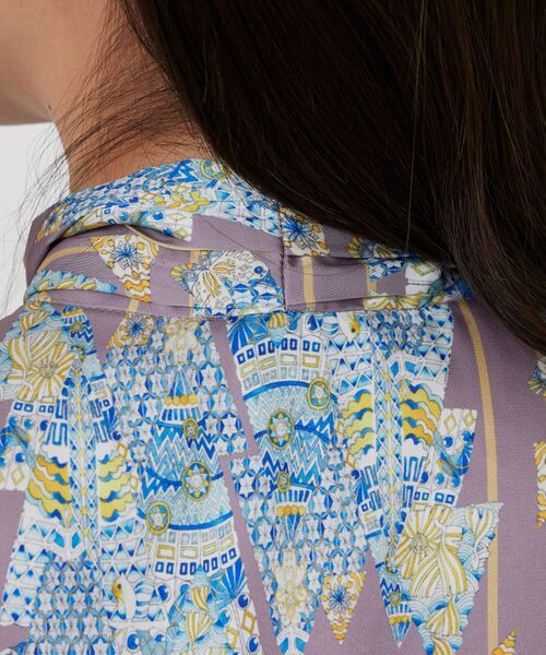 NARACAMICIE / ナラカミーチェ シャツ・ブラウス | 【NARACAMICIE】GENIUS 森柄ボウタイ長袖ブラウス | 詳細7