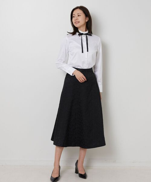 NARACAMICIE / ナラカミーチェ シャツ・ブラウス | 【NARACAMICIE】ツイルレースカラー長袖シャツ | 詳細11