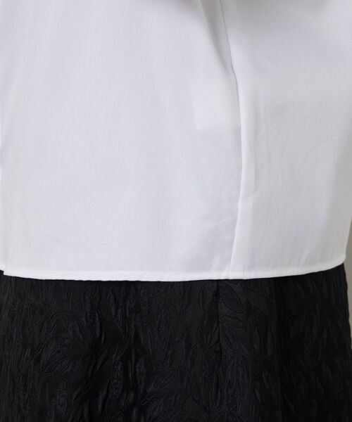 NARACAMICIE / ナラカミーチェ シャツ・ブラウス | 【NARACAMICIE】ツイルレースカラー長袖シャツ | 詳細9