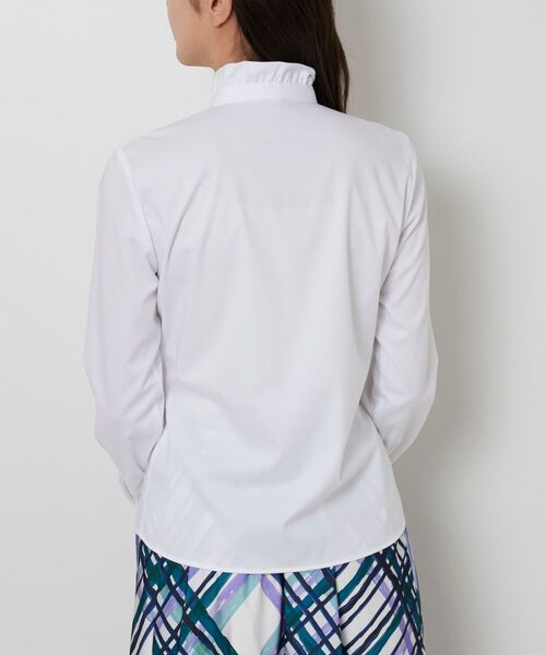 NARACAMICIE / ナラカミーチェ シャツ・ブラウス | 【NARACAMICIE】衿フロントレース長袖ブラウス | 詳細3