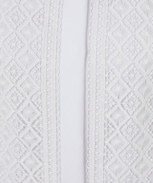 NARACAMICIE / ナラカミーチェ シャツ・ブラウス | 【NARACAMICIE】衿フロントレース長袖ブラウス | 詳細6