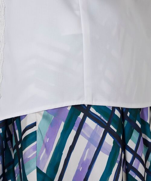 NARACAMICIE / ナラカミーチェ シャツ・ブラウス | 【NARACAMICIE】衿フロントレース長袖ブラウス | 詳細9