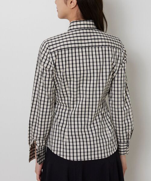 NARACAMICIE / ナラカミーチェ シャツ・ブラウス | 【NARACAMICIE】チェックフリル長袖シャツ | 詳細3