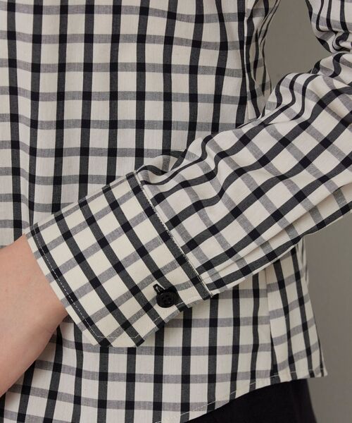 NARACAMICIE / ナラカミーチェ シャツ・ブラウス | 【NARACAMICIE】チェックフリル長袖シャツ | 詳細7