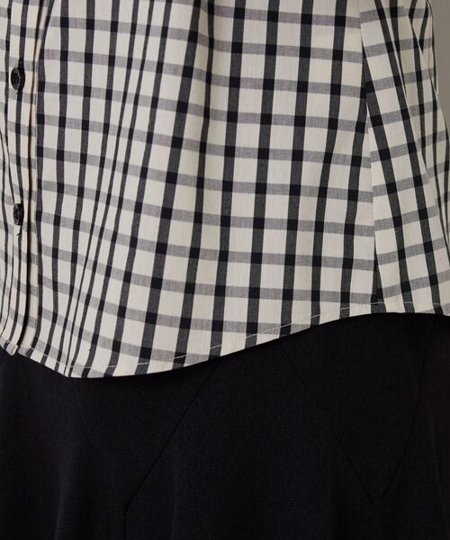 NARACAMICIE / ナラカミーチェ シャツ・ブラウス | 【NARACAMICIE】チェックフリル長袖シャツ | 詳細8