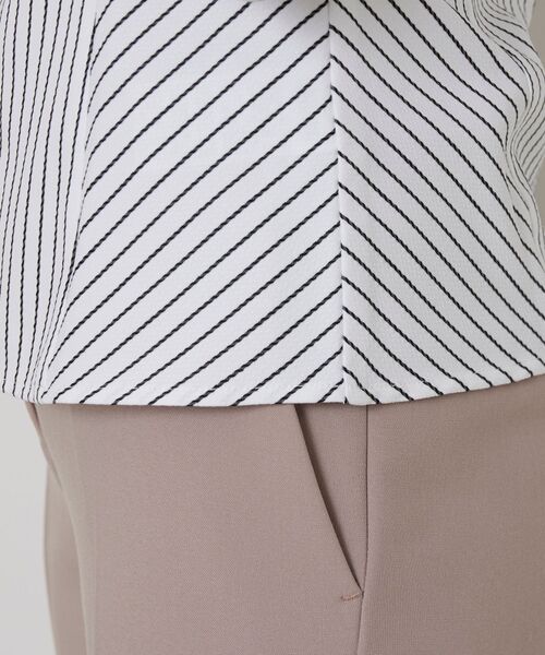 NARACAMICIE / ナラカミーチェ シャツ・ブラウス | 【NARACAMICIE】ストレッチストライプスタンドカラー長袖シャツ | 詳細10