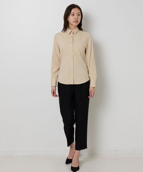 NARACAMICIE / ナラカミーチェ シャツ・ブラウス | 【NARACAMICIE】ストレッチストライプ長袖シャツ | 詳細10