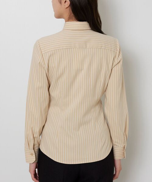 NARACAMICIE / ナラカミーチェ シャツ・ブラウス | 【NARACAMICIE】ストレッチストライプ長袖シャツ | 詳細4