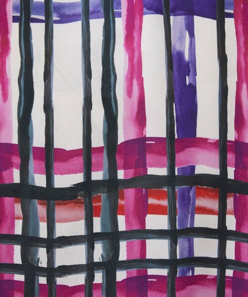 NARACAMICIE / ナラカミーチェ シャツ・ブラウス | 【NARACAMICIE】【セットアップ対応】ビッグチェック柄サテン長袖シャツ衿ブラウス | 詳細10