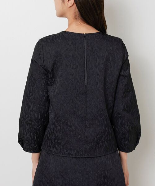 NARACAMICIE / ナラカミーチェ シャツ・ブラウス | 【NARACAMICIE】ジャガード長袖プルオーバー | 詳細3