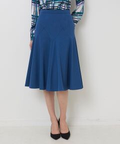 NARACAMICIE / ナラカミーチェ ミニ・ひざ丈スカート | 【NARACAMICIE】切替パネルフレアスカート