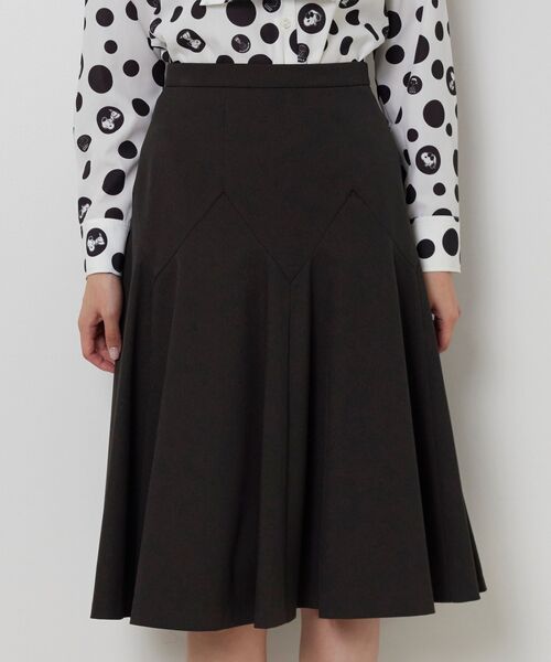 NARACAMICIE / ナラカミーチェ ミニ・ひざ丈スカート | 【NARACAMICIE】切替パネルフレアスカート | 詳細1