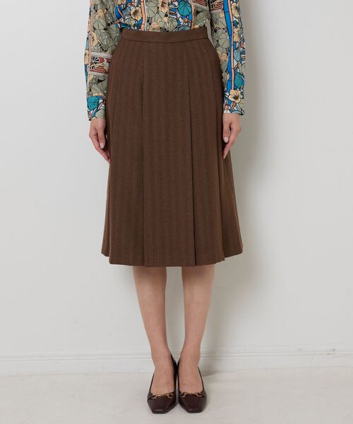 NARACAMICIE / ナラカミーチェ ミニ・ひざ丈スカート | 【NARACAMICIE】ヘリンボンスカート | 詳細4